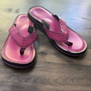Clarks Fuchsia Sandals